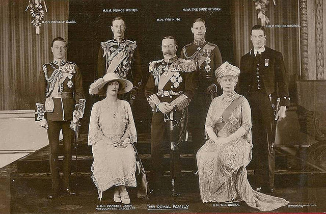 George V y su familia